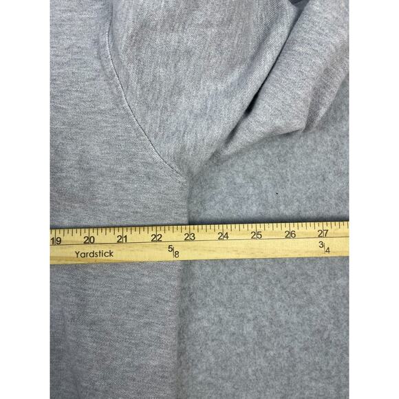 IZOD Saltwater Relaxed Men's LS Quarter Zip Pullover Gray High Neck Size XL - Picture 8 of 9